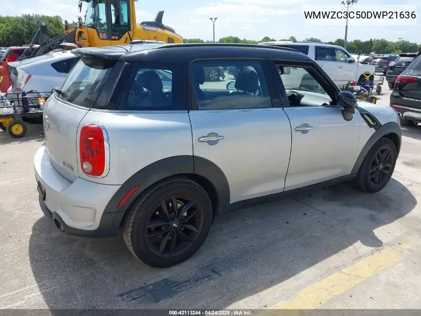2013 Mini Countryman Cooper S VIN: WMWZC3C50DWP21636 Lot: 42113244