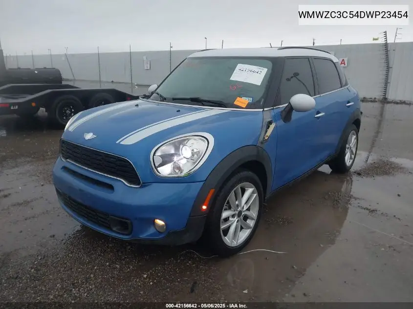 2013 Mini Countryman Cooper S VIN: WMWZC3C54DWP23454 Lot: 42156642