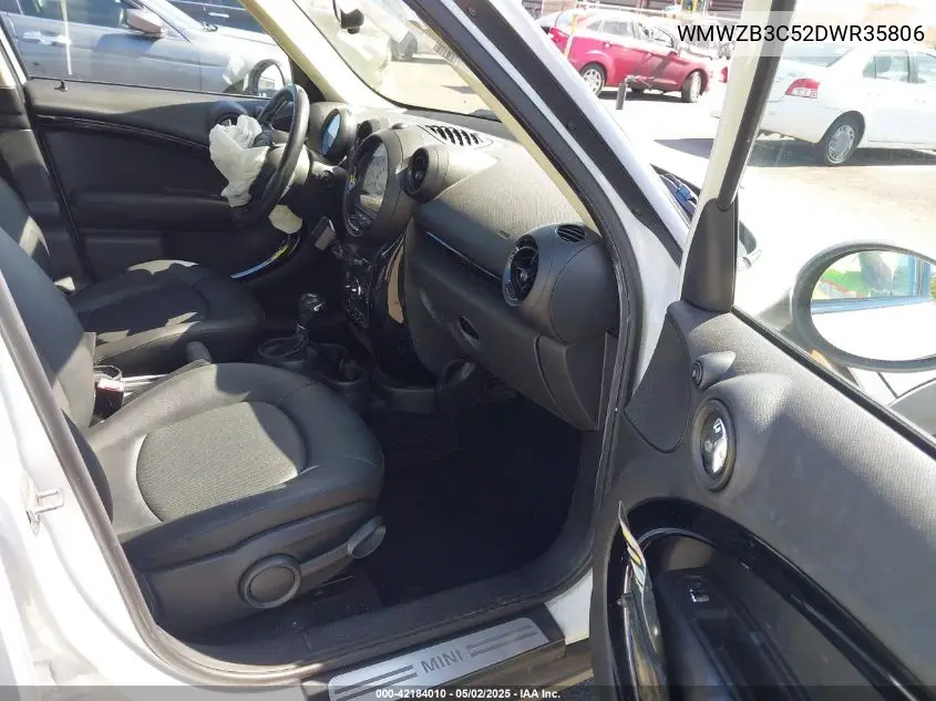 2013 Mini Countryman Cooper VIN: WMWZB3C52DWR35806 Lot: 42184010