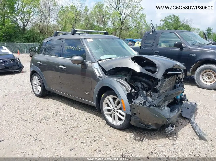 2013 Mini Countryman Cooper S VIN: WMWZC5C58DWP30600 Lot: 42203285
