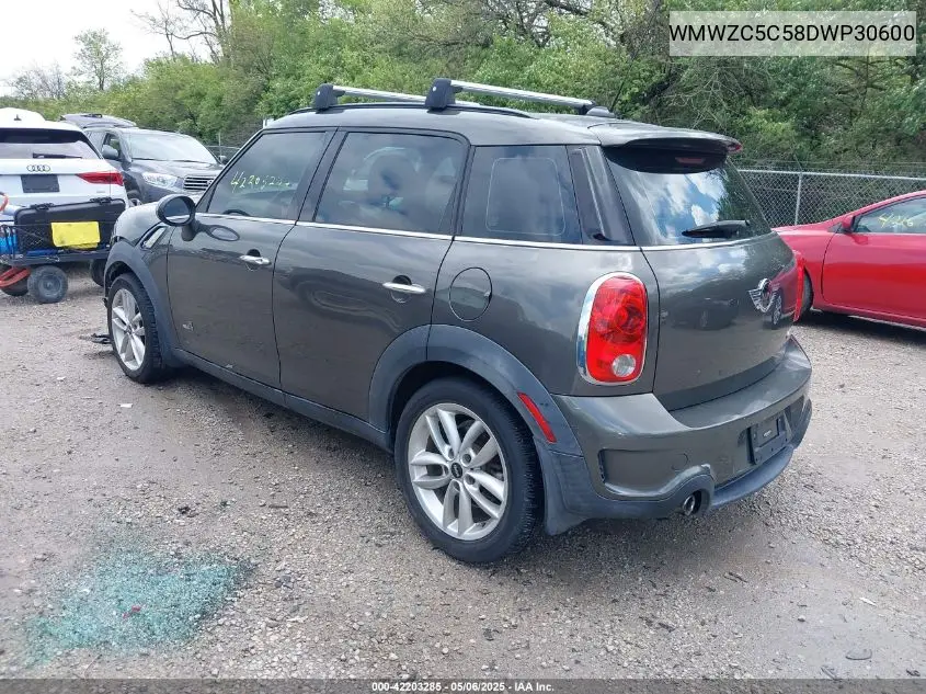 2013 Mini Countryman Cooper S VIN: WMWZC5C58DWP30600 Lot: 42203285
