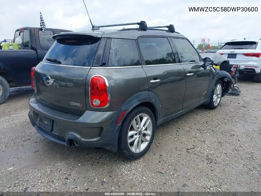 2013 Mini Countryman Cooper S VIN: WMWZC5C58DWP30600 Lot: 42203285