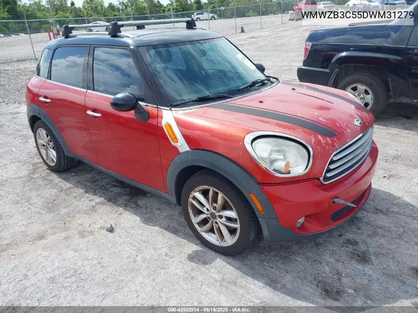 2013 Mini Countryman Cooper VIN: WMWZB3C55DWM31279 Lot: 42502934