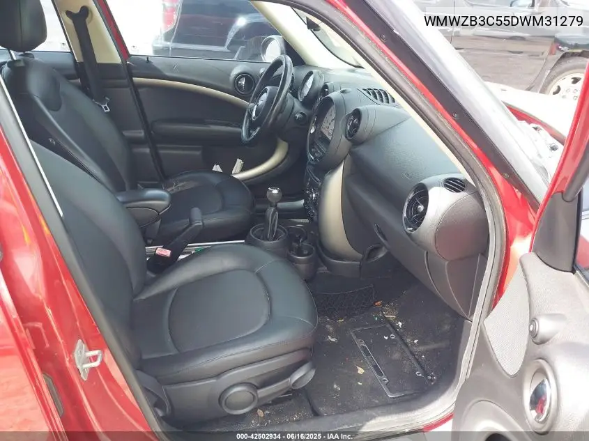 2013 Mini Countryman Cooper VIN: WMWZB3C55DWM31279 Lot: 42502934