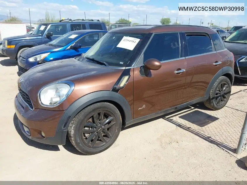 2013 Mini Countryman Cooper S VIN: WMWZC5C58DWP30998 Lot: 42594984