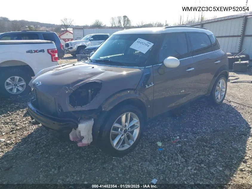 2014 Mini Countryman Cooper S VIN: WMWZC3C5XEWP52054 Lot: 41452354