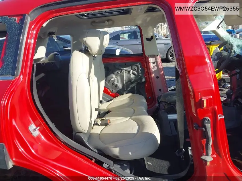 2014 Mini Countryman Cooper S VIN: WMWZC3C54EWP26355 Lot: 41654476