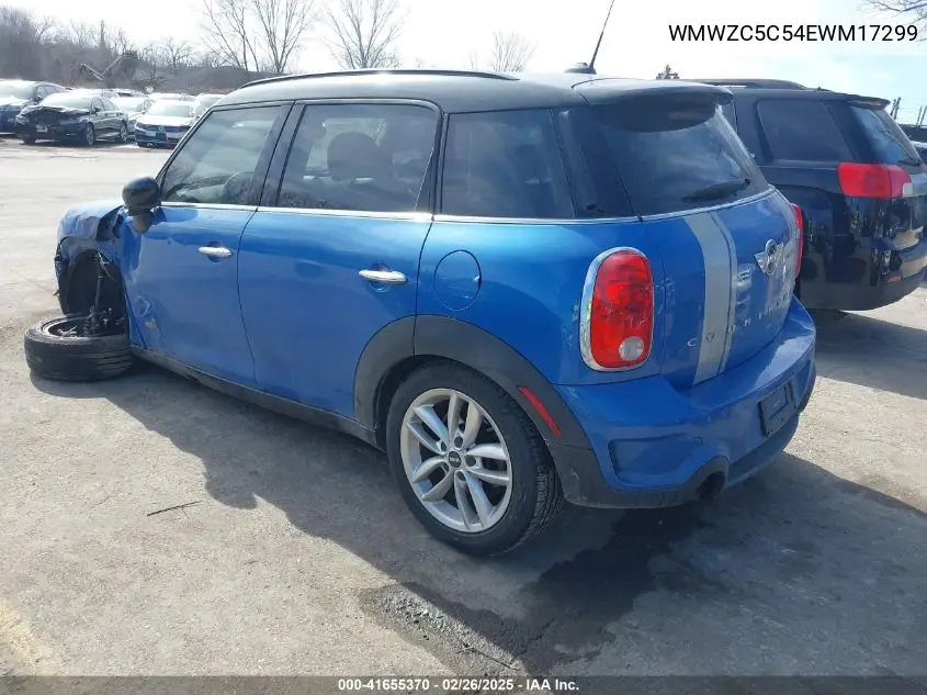 2014 Mini Countryman Cooper S VIN: WMWZC5C54EWM17299 Lot: 41655370