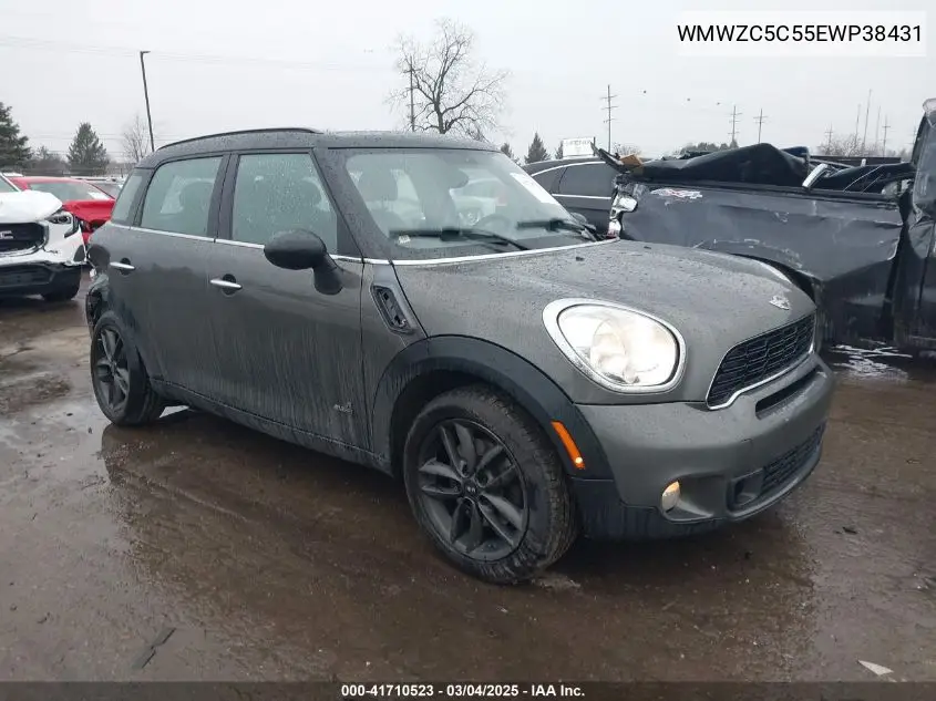2014 Mini Countryman Cooper S VIN: WMWZC5C55EWP38431 Lot: 41710523