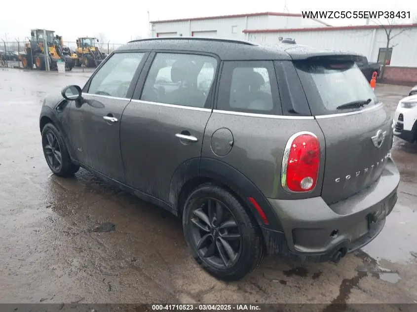 2014 Mini Countryman Cooper S VIN: WMWZC5C55EWP38431 Lot: 41710523