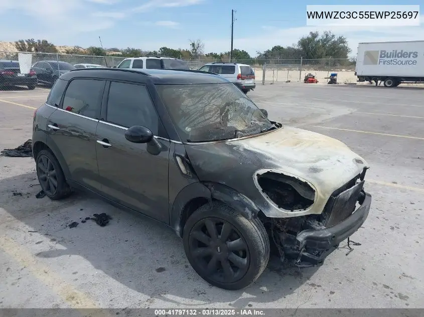 2014 Mini Countryman Cooper S VIN: WMWZC3C55EWP25697 Lot: 41797132