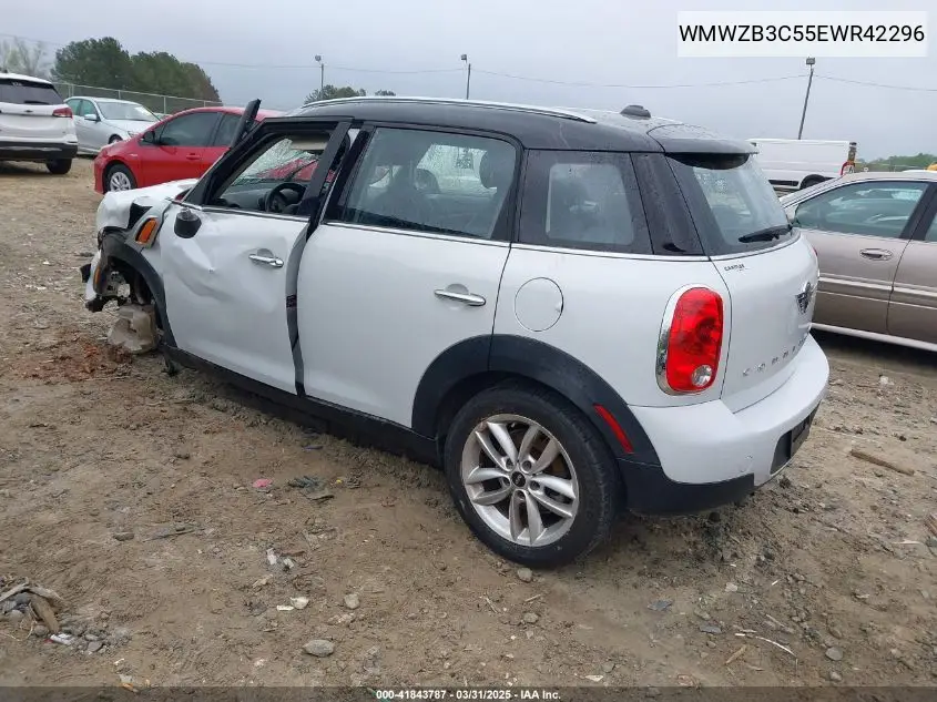 2014 Mini Countryman Cooper VIN: WMWZB3C55EWR42296 Lot: 41843787