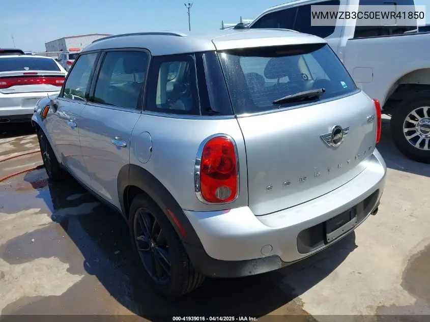 2014 Mini Countryman Cooper VIN: WMWZB3C50EWR41850 Lot: 41939016