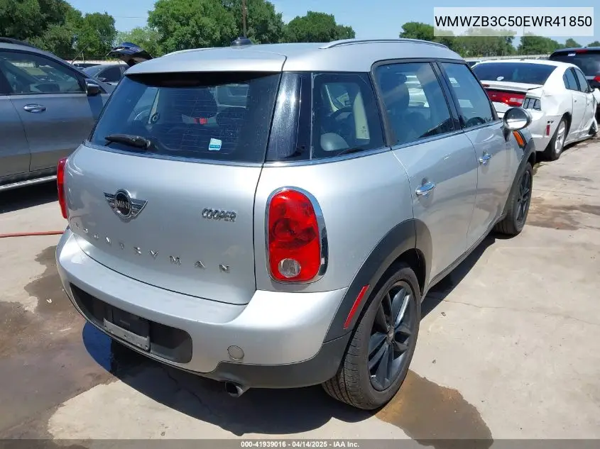 2014 Mini Countryman Cooper VIN: WMWZB3C50EWR41850 Lot: 41939016