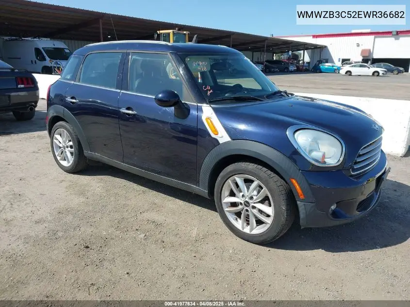 2014 Mini Countryman Cooper VIN: WMWZB3C52EWR36682 Lot: 41977634
