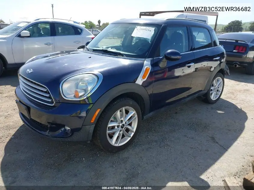 2014 Mini Countryman Cooper VIN: WMWZB3C52EWR36682 Lot: 41977634
