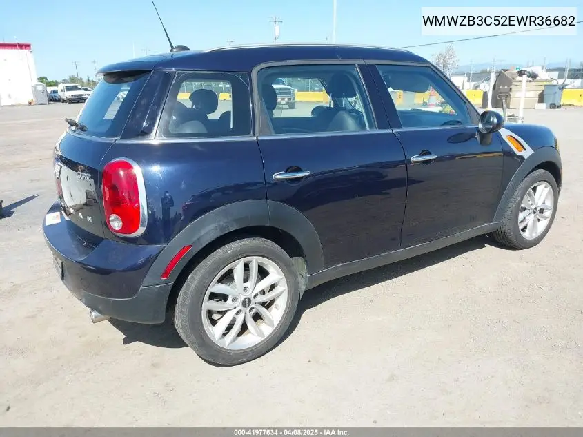 2014 Mini Countryman Cooper VIN: WMWZB3C52EWR36682 Lot: 41977634