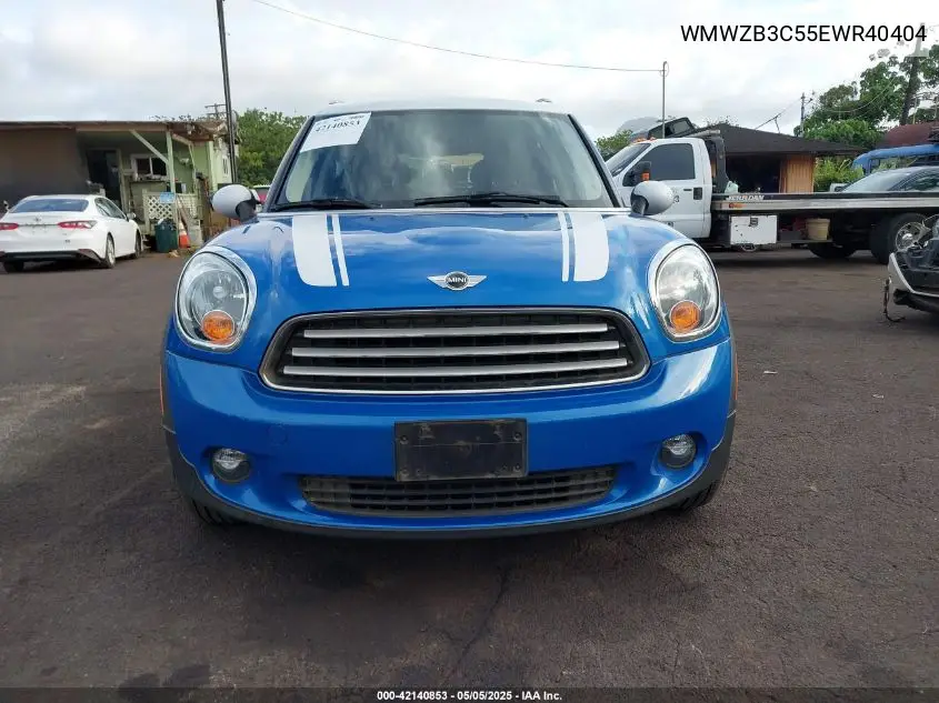 2014 Mini Countryman Cooper VIN: WMWZB3C55EWR40404 Lot: 42140853