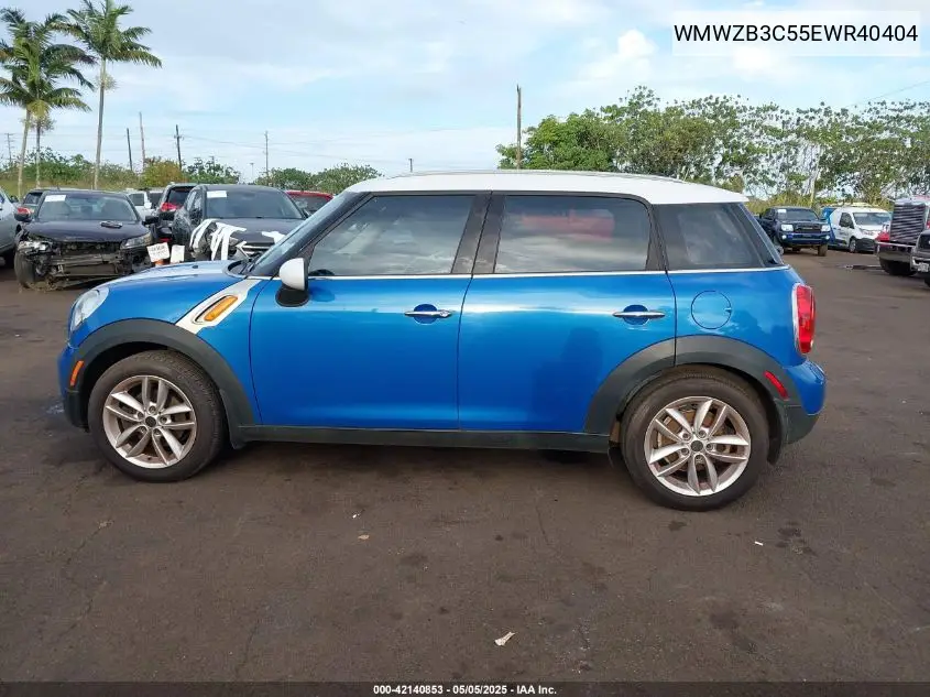 2014 Mini Countryman Cooper VIN: WMWZB3C55EWR40404 Lot: 42140853