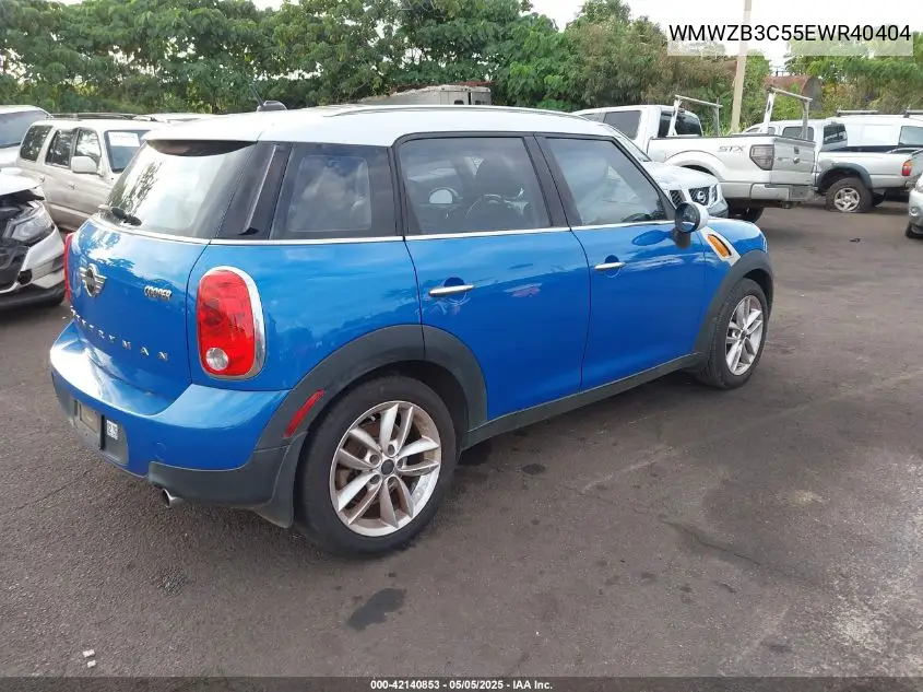 2014 Mini Countryman Cooper VIN: WMWZB3C55EWR40404 Lot: 42140853