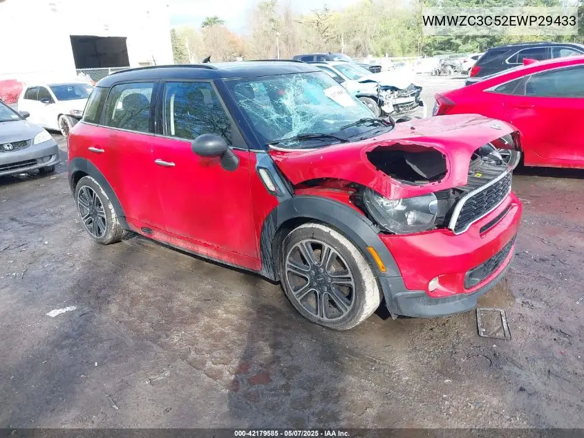 2014 Mini Countryman Cooper S VIN: WMWZC3C52EWP29433 Lot: 42179585