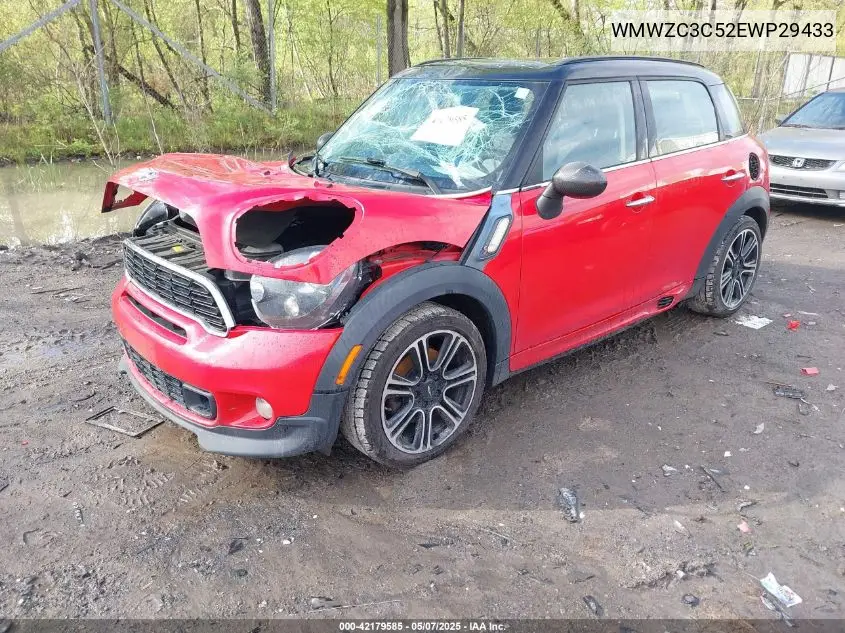 2014 Mini Countryman Cooper S VIN: WMWZC3C52EWP29433 Lot: 42179585