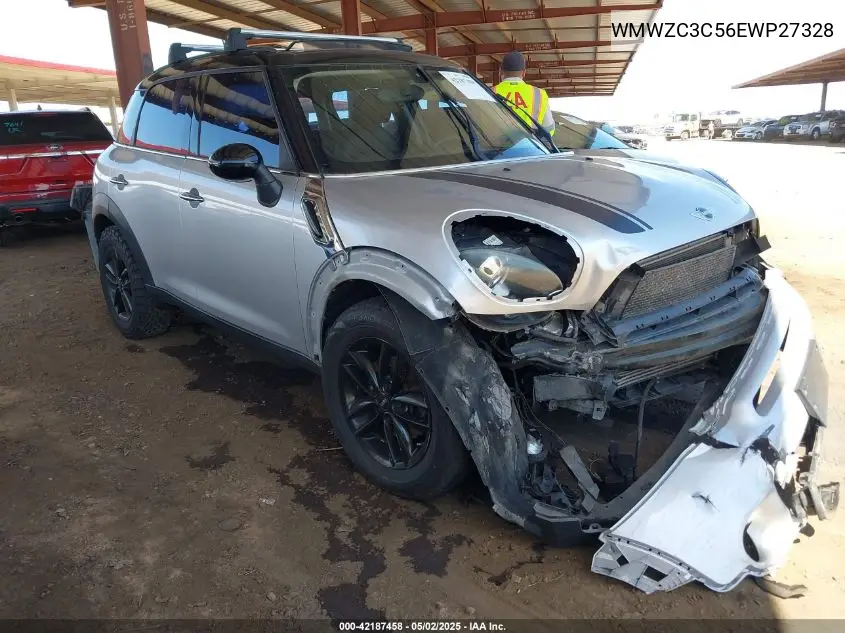 2014 Mini Countryman Cooper S VIN: WMWZC3C56EWP27328 Lot: 42187458