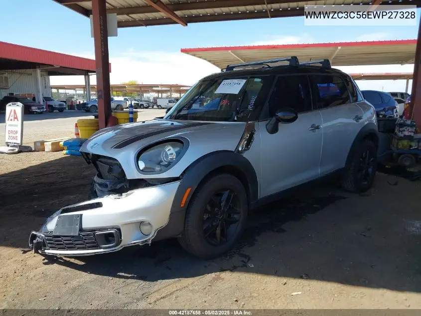 2014 Mini Countryman Cooper S VIN: WMWZC3C56EWP27328 Lot: 42187458