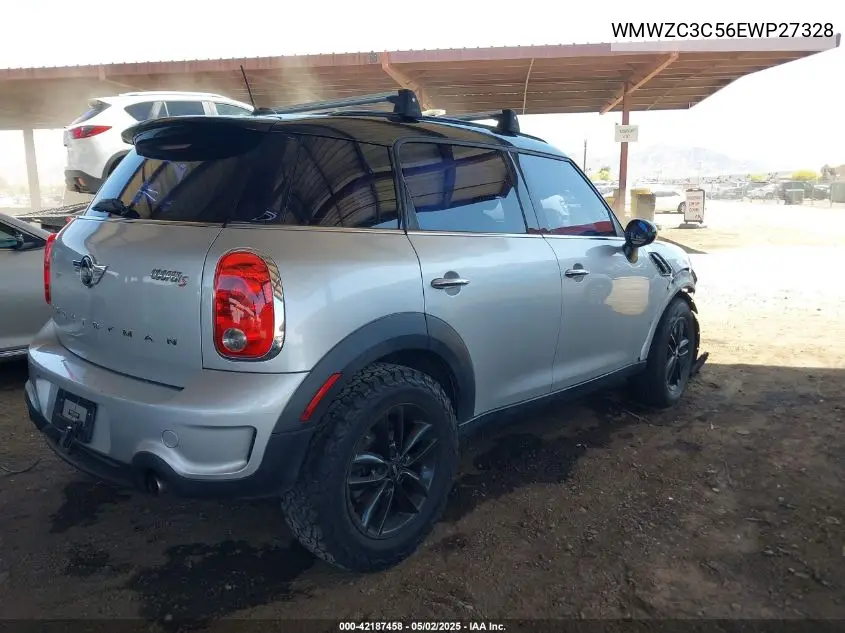 2014 Mini Countryman Cooper S VIN: WMWZC3C56EWP27328 Lot: 42187458
