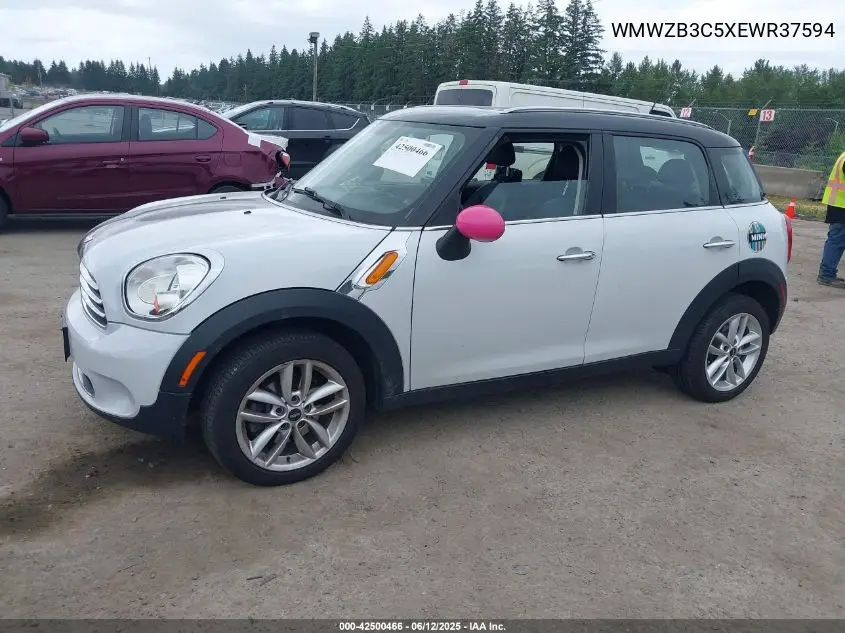 2014 Mini Countryman Cooper VIN: WMWZB3C5XEWR37594 Lot: 42500466