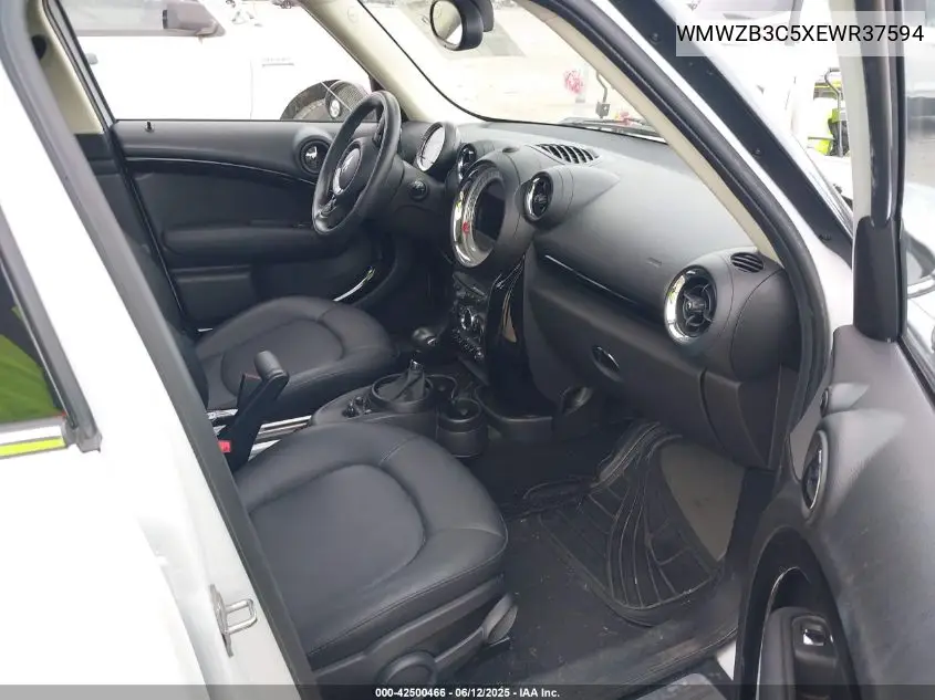 2014 Mini Countryman Cooper VIN: WMWZB3C5XEWR37594 Lot: 42500466