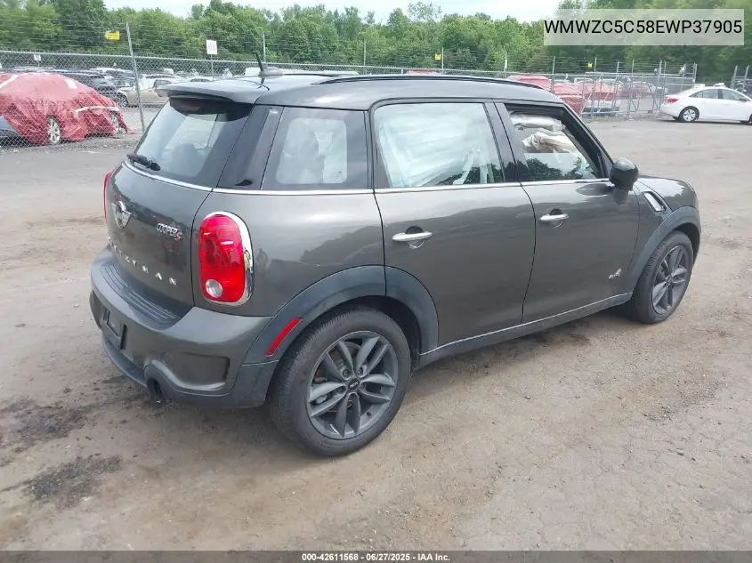 2014 Mini Countryman Cooper S VIN: WMWZC5C58EWP37905 Lot: 42611568