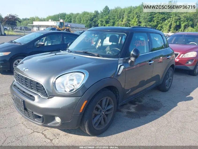 2014 Mini Countryman Cooper S VIN: WMWZC5C56EWP36719 Lot: 42796859
