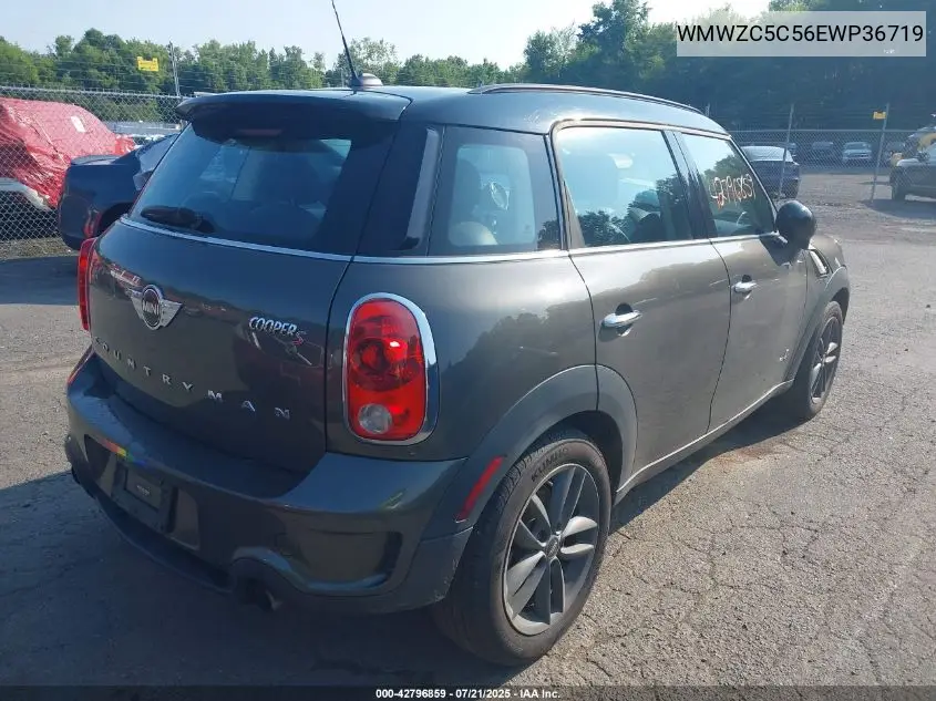 2014 Mini Countryman Cooper S VIN: WMWZC5C56EWP36719 Lot: 42796859
