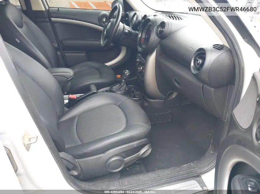 2015 Mini Countryman Cooper VIN: WMWZB3C52FWR46680 Lot: 42083494