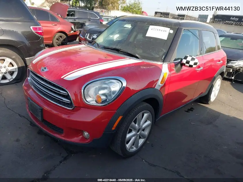 2015 Mini Countryman Cooper VIN: WMWZB3C51FWR44130 Lot: 42218448