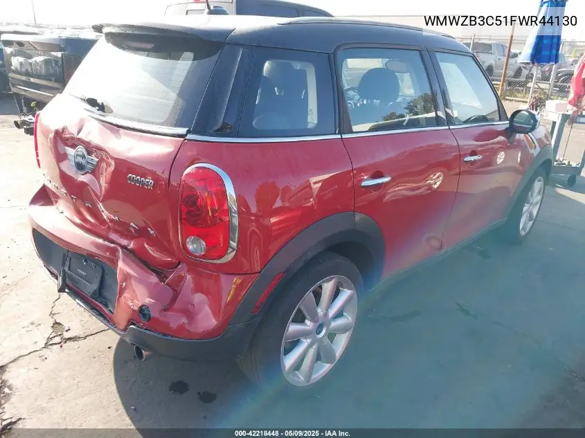 2015 Mini Countryman Cooper VIN: WMWZB3C51FWR44130 Lot: 42218448
