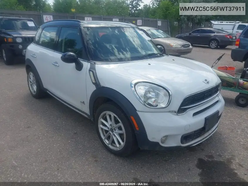 2015 Mini Countryman Cooper S VIN: WMWZC5C56FWT37911 Lot: 42489267