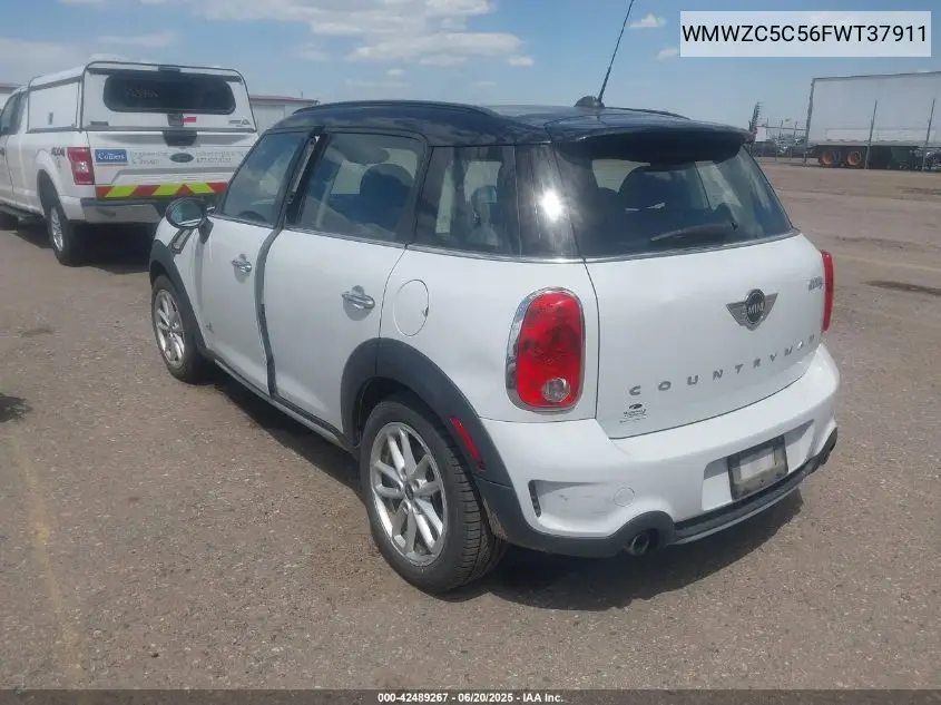 2015 Mini Countryman Cooper S VIN: WMWZC5C56FWT37911 Lot: 42489267
