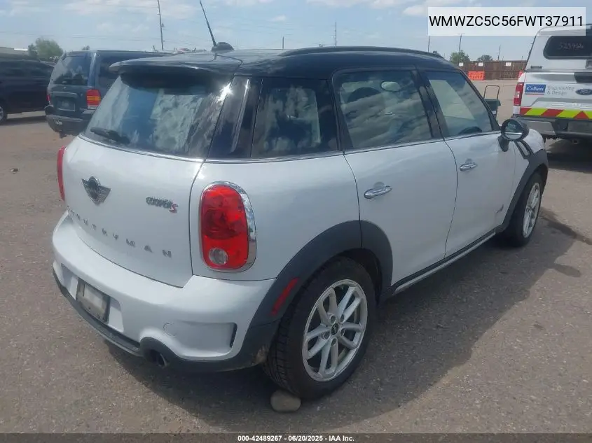 2015 Mini Countryman Cooper S VIN: WMWZC5C56FWT37911 Lot: 42489267