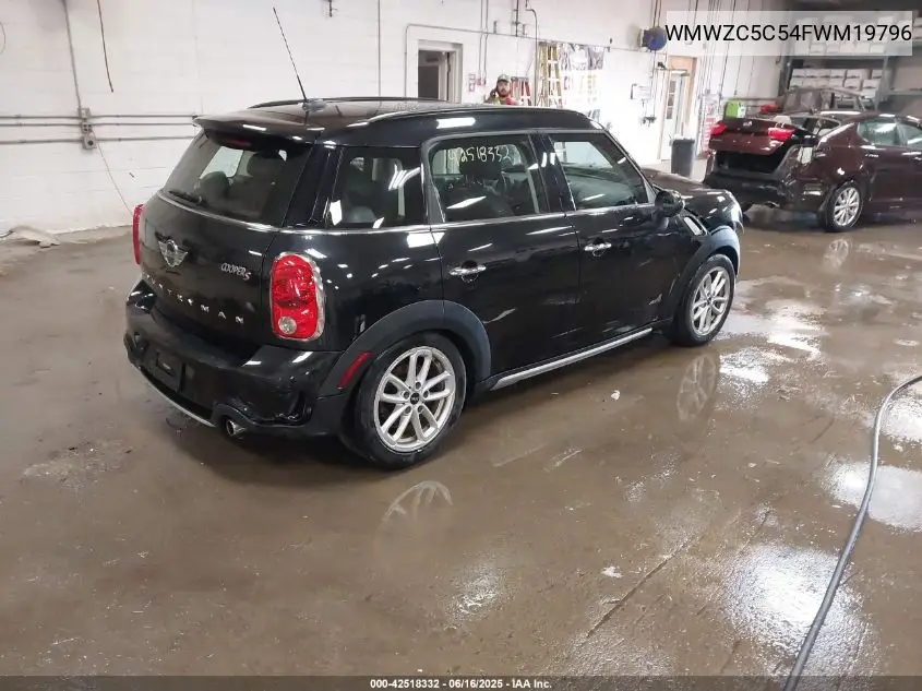 2015 Mini Countryman Cooper S VIN: WMWZC5C54FWM19796 Lot: 42518332