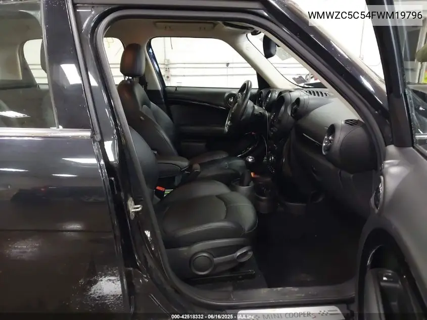 2015 Mini Countryman Cooper S VIN: WMWZC5C54FWM19796 Lot: 42518332