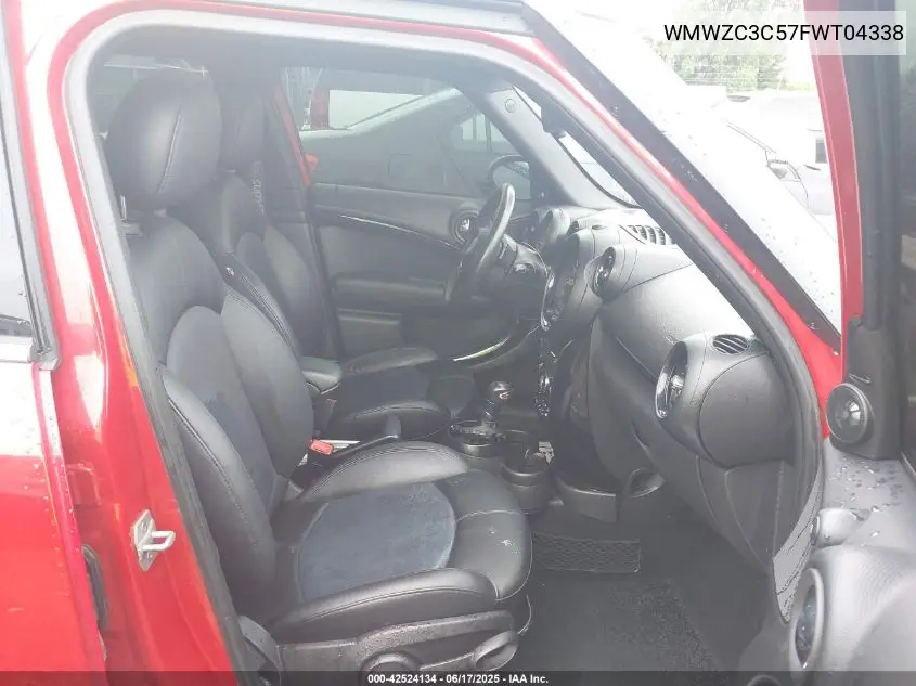 2015 Mini Countryman Cooper S VIN: WMWZC3C57FWT04338 Lot: 42524134