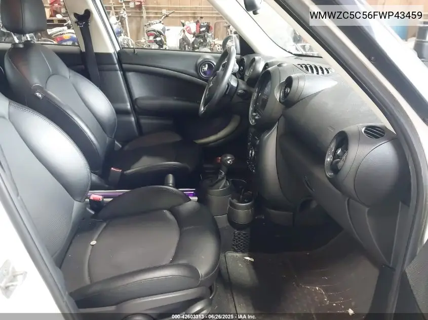 2015 Mini Countryman Cooper S VIN: WMWZC5C56FWP43459 Lot: 42603313