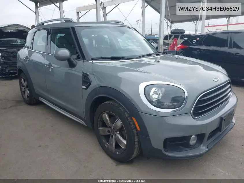 2017 Mini Countryman Cooper VIN: WMZYS7C34H3E06629 Lot: 42193989