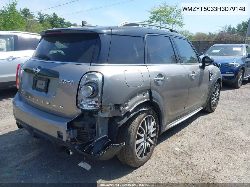 2017 Mini Countryman Cooper S VIN: WMZYT5C33H3D79148 Lot: 42225781