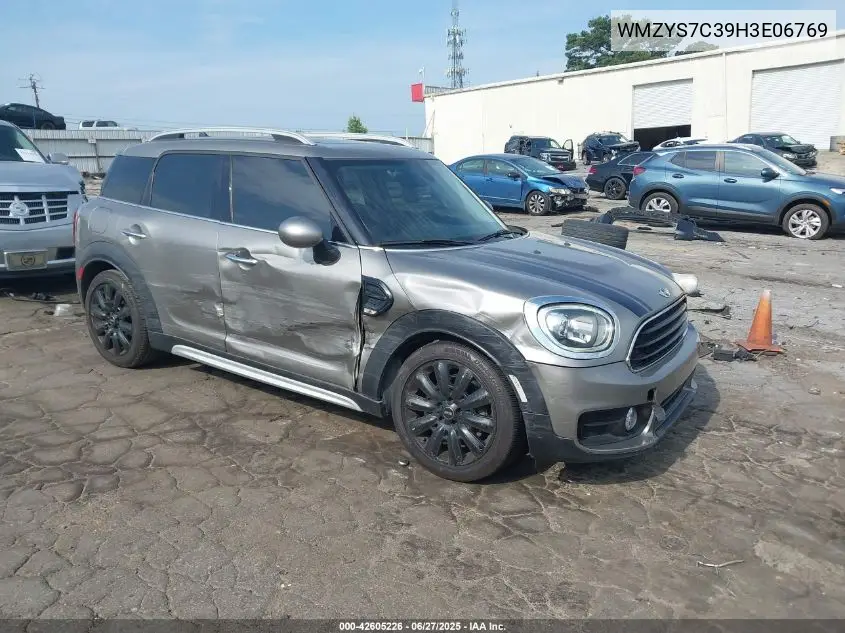 2017 Mini Countryman Cooper VIN: WMZYS7C39H3E06769 Lot: 42605226