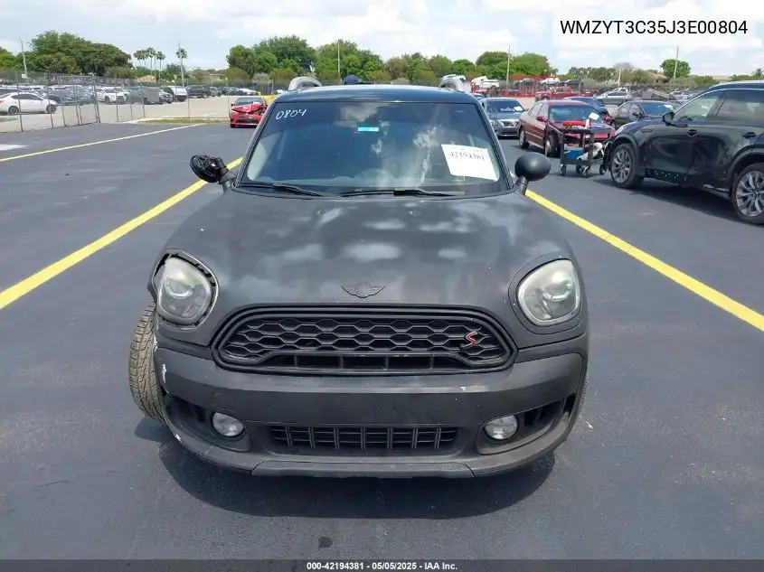 2018 Mini Countryman Cooper S VIN: WMZYT3C35J3E00804 Lot: 42194381