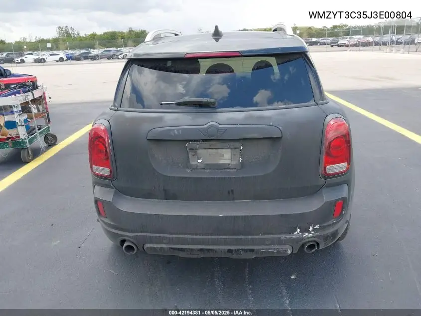 2018 Mini Countryman Cooper S VIN: WMZYT3C35J3E00804 Lot: 42194381