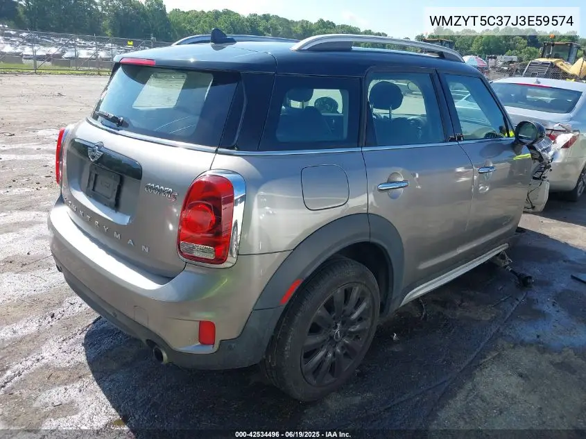 2018 Mini Countryman Cooper S VIN: WMZYT5C37J3E59574 Lot: 42534496